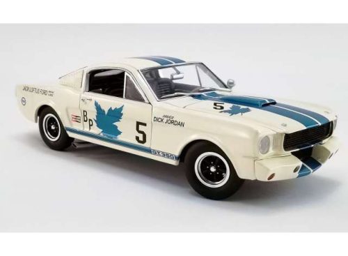 1:18 1965 Shelby GT350R #5 Dick Jordan Canadian Champion, fehér with kék stripes