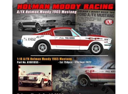 1:18 1965 AF/X Ford Mustang Holman Moody Racing 