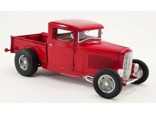 1:18 1932 Ford Hot Rod Pick Up, piros