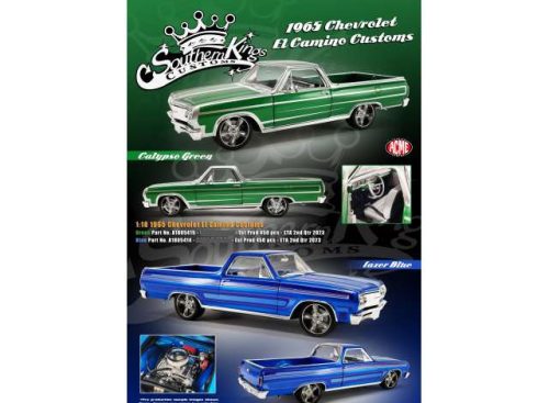 1:18 1965 Chevrolet El Camino Customs, lazer kék