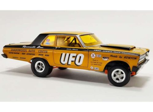 1:18 1965 Plymouth AWB *UFO*, fekete/arany