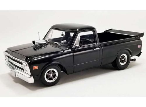 1:18 1970 Chevrolet C-10 Night Train *Drag Outlaws* pick-up, fekete