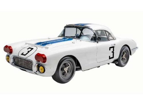 1:18 1960 Chevrolet Corvette #3 Cunningham 24h Le Mans Class Champion, fehér with kék stripes