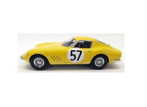 1966 Le Mans Ferrari 275 GTB #57 Noblet/Dubois 24H Le Mans, sárga/fehér