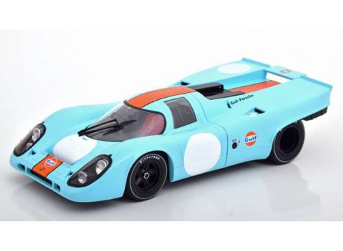 1:18 1970-1971 Porsche 917K GULF Version 2, kék/narancs/fehér