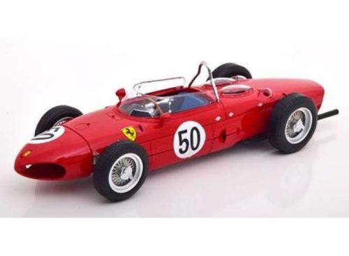 1961 Ferrari 156 Sharknose #50 Baghetti Winner GP France, piros