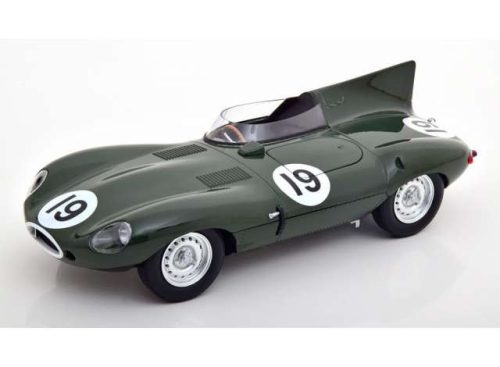 1955 Jaguar D-Type Longnose #19 Hawthron/Walters 12h Sebring, zöld