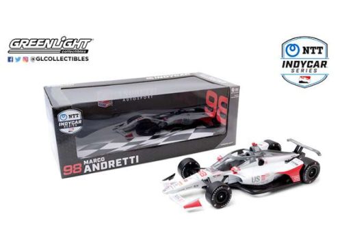 2020 Honda #98 Marco Andretti/Andretti Herta Autosport, US Concrete NTT IndyCar Series, fehér/szürke/piros