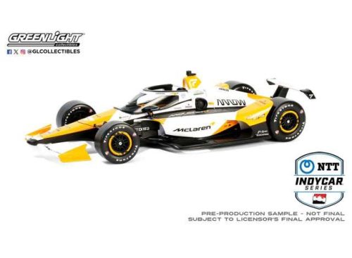 1:18 #7 Alexander Rossi/Arrow McLaren, TBD *NTT Indycar*, sárga/fehér/fekete