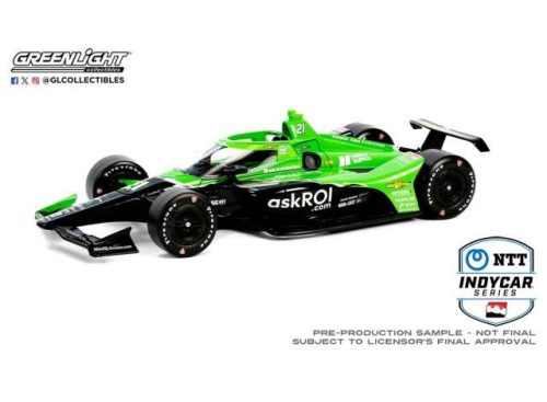 1:18 2024 #21 Rinus VeeKay/Ed Carpenter Racing, TBD *NTT Indycar*, zöld/fekete