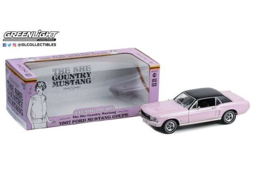 1:18 1967 Ford Mustang Coupe *She Country Special* Bill Goodro Ford Denver Colorado, evening orchid 