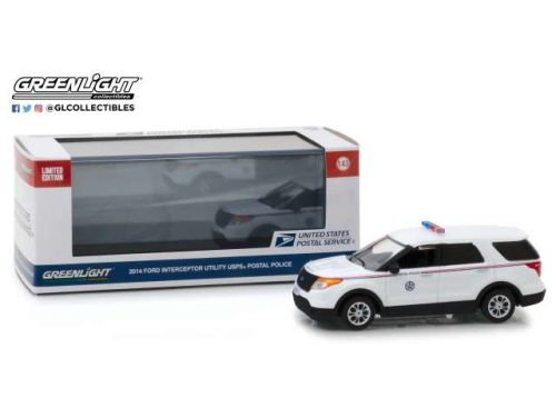 1:43 2014 Ford Explorer United States Postal Service (USPS) Postal Police, fehér/kék