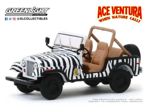 1976 Jeep CJ-7 *Ace Ventura: When Nature Calls 1995*, fehér/fekete