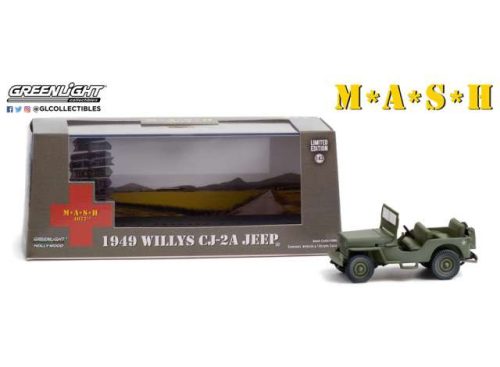 1:43 1949 Willys Jeep CJ-2A *M*A*S*H 1972-83 TV Series*, army