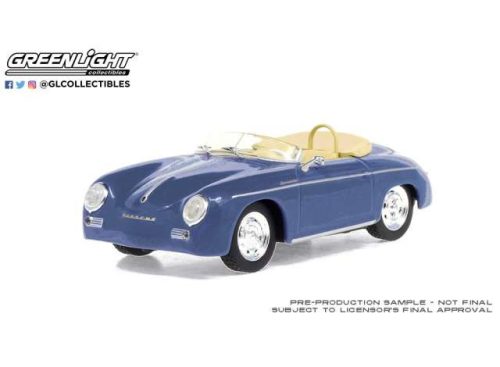 1:43 1958 Porsche 356 Speedster Super, aquamarine kék