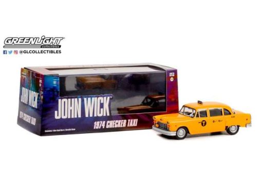 1:43 1974 Checker Motors Marathon A11 N.Y.C. Taxi #5L89 *John Wick: Chapter 3 Parabellum 2019*, 