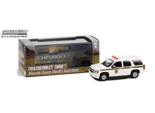 1:43 2010 Chevrolet Tahoe *Absaroka County Sheriff's Department*, fehér