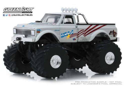 1970 Chevrolet K-10 Monster Truck *USA* With 66-Inch Tires, fehér