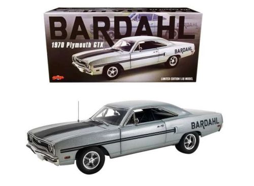 1:18 1970 Plymouth GTX Drag Car Bardahl Al Young, szürke-kék