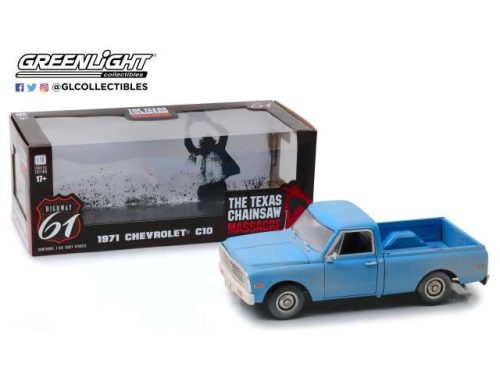 1:18 1971 Chevrolet C-10 *the Texas Chain Saw Massacre (1974)*, kék