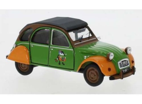 1:43 1978 Citroen 2 CV, zöld/narancs