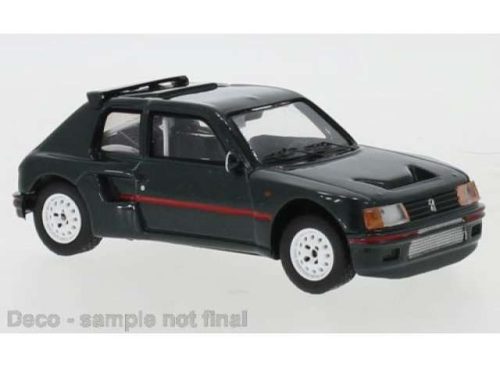 1:43 1987 Peugeot 205 T16 Custom, metallic dark szürke