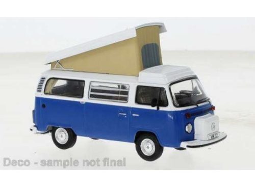 1:43 1978 Volkswagen Type 2 Westfalia, kék/fehér