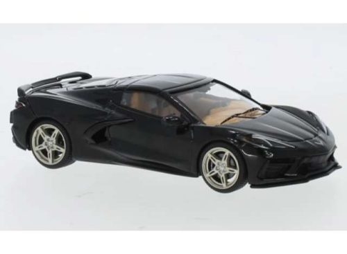 1:43 2020 Chevrolet Corvette C8, fekete