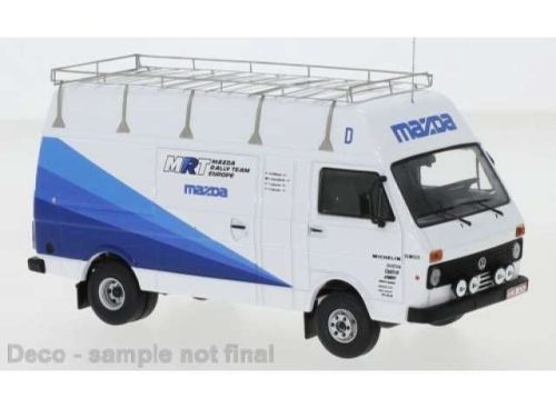 1:43 Volkswagen LT35 Mazda Rally Team Europe Rally Assistance Van, fehér/kék