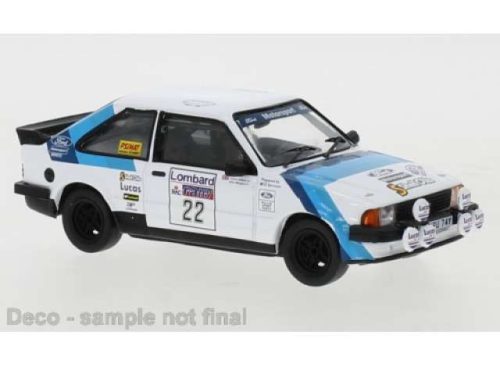 1:43 1993 Ford Escort MKIII RS 1600i No.22 RAC Rally Aitken-Walker/Morgan, fehér/kék