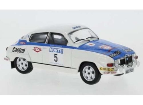 1:43 1976 Saab 96 V4 #5 1000 Lakes Rally Lampinen/Markkanen, fehér/kék