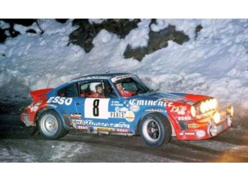 1:43 1982 Porsche 911 SC, No.8 Team Almeras Rally Monte Carlo Therier/Val, kék/piros