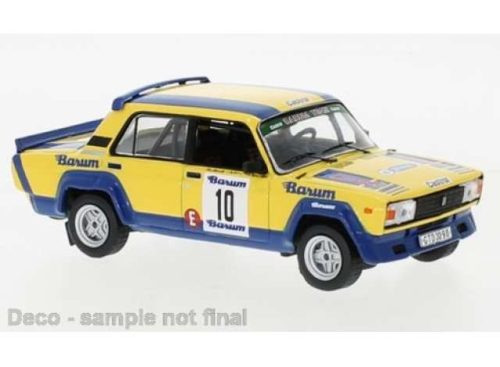 1:43 1984 Lada 2105 VFTS #10 Barum Team Barum Rally Lank/Milos, sárga/kék