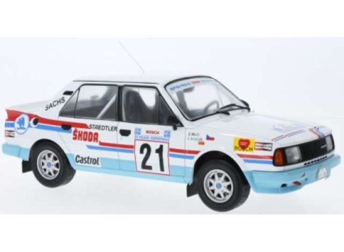 1:18 1986 Skoda 130LR Rally WRC Acroplois #21 L.Krecek/B. Motl, kék/piros/fehér