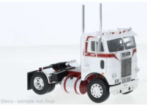 1:43 1976 Freightliner COE, fehér/piros