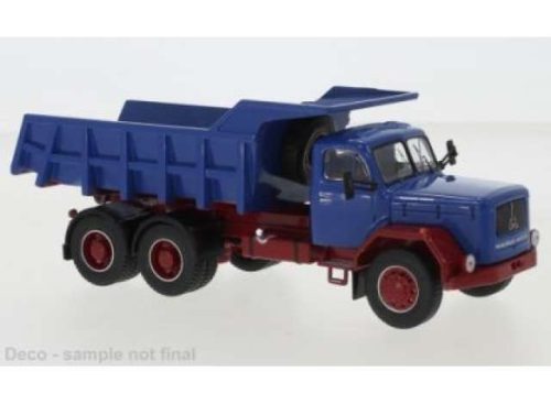 1:43 Magirus Jupiter 6x6 Muldenkipper, kék/piros