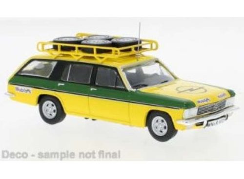 1:43 Opel Admiral B Caravan Team-Irmscher, sárga/zöld