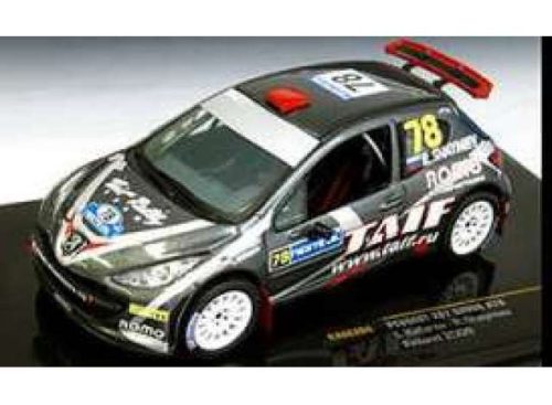 1:43 2009 Peugeot 207 S2000 #78 Shaymiev/Kafarov Rally Finland, szürke