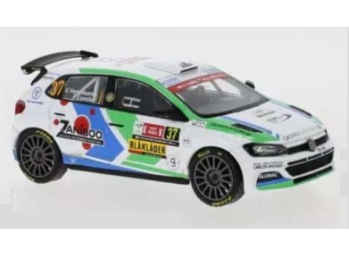 1:43 2021 Volkswagen Polo GTi R5 Porta #37 V. Verschueren/F. Cuvelier Rally Ypres, fehér/zöld