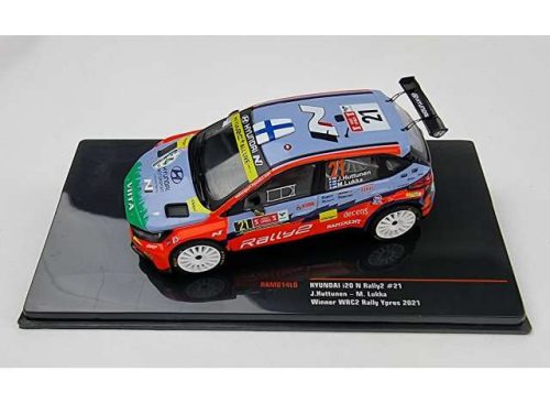 1:43 2021 Hyundai i20 N Rally 2 #21 J. Huttunen/m. Lukka Rally WM Rally Ypres, various