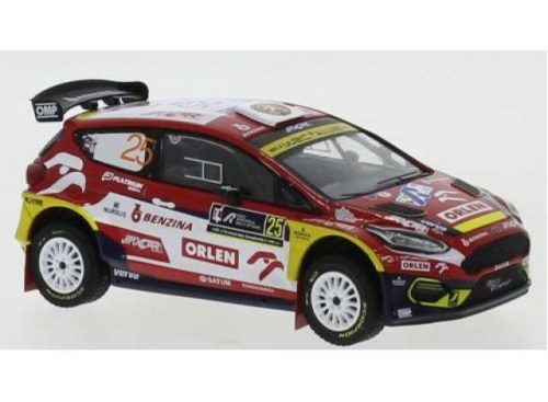 1:43 2021 Ford Fiesta R5 MkII Orlen #25 M. Prokop/M. Ernst Rally Acropolis, fehér/piros