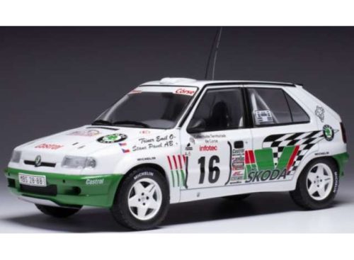 1:18 1995 Skoda Felicia Kit Car #16 Rallye Tour de Corse E.Triner/P.Stanc, zöld/fehér