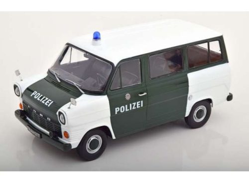 1:18 1965 Ford Transit Bus *Polizei Hamburg*, dark zöld/fehér