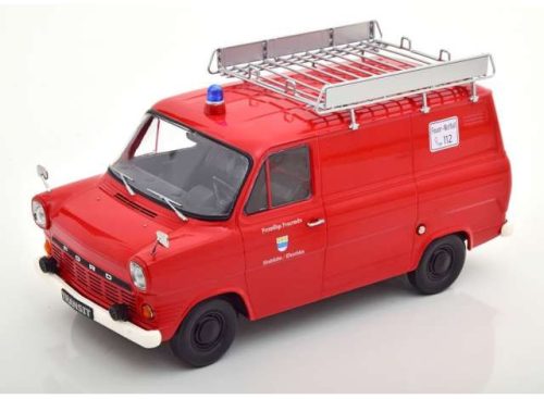 1965 Ford Transit Delivery Van with Roof Rack *Feuerwehr Germany*, piros