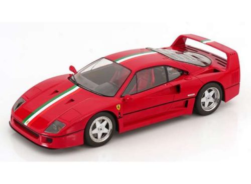 1:18 Ferrari F40 Italia Design with piros Seats, piros/fehér/zöld