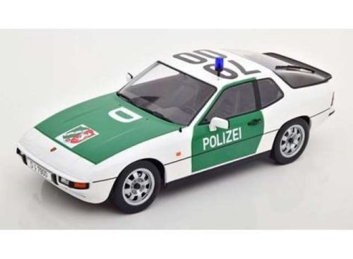 1985 Porsche 924 Autobahnpolizei Dusseldorf, zöld/fehér