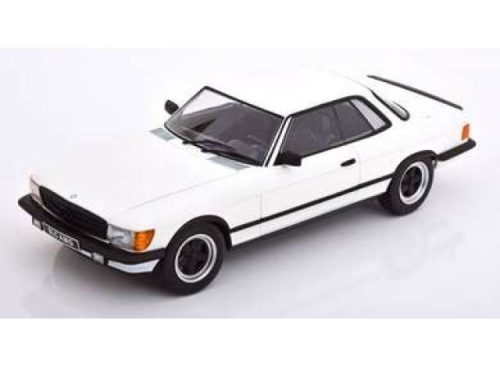 1:18 1985 Mercedes Benz 500 SLC 6.0 AMG C107, fehér/matt fekete