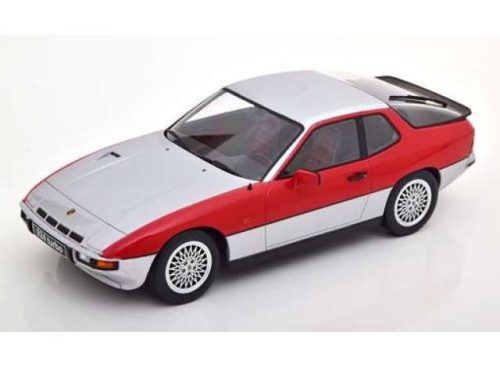 1:18 1986 Porsche 924 Turbo, ezüst/piros