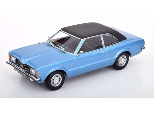 1:18 1971 Ford Taunus GT Sedan with Vinylroof, kék metallic flat fekete