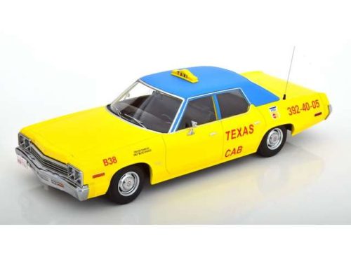 1:18 1974 Dodge Monaco, Texas Cab  sárga/kék